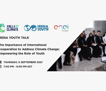 Fostering youth cooperation to fight climate change with IRENA1
